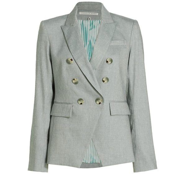 Veronica Beard Jackets & Blazers - NWT Veronica Beard Miller Dickey Jacket in Seaglass Sz 6